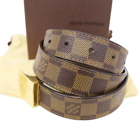 louis vuitton men belt authentic.